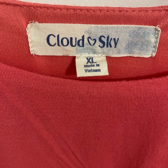 Cloud sky summer dress, size XL, pre-owned - Picture 3 of 3